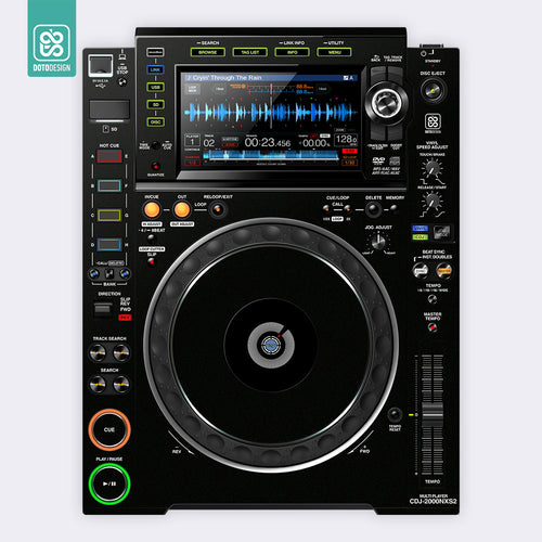 CDJ 2000 NXS2 Setup Kaplama, Siyah (Takım)