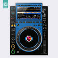 CDJ 3000 Setup Kaplama, Mavi - Siyah (Takım)