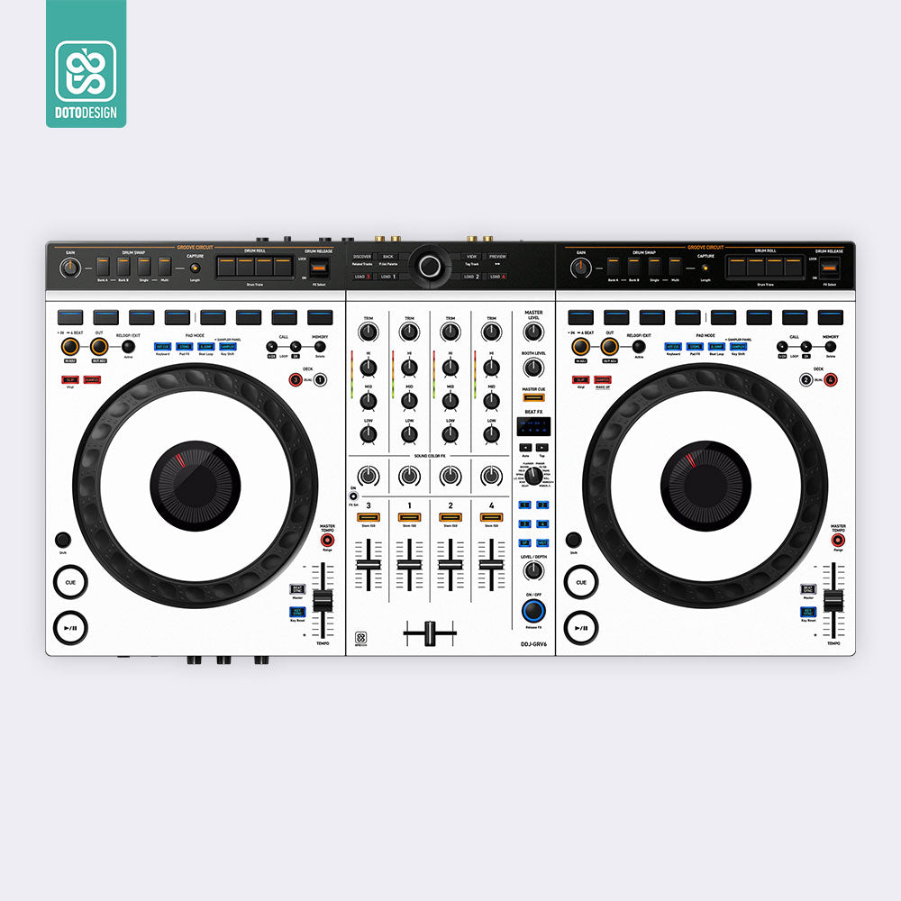 DDJ GRV6 Setup Kaplama, Beyaz