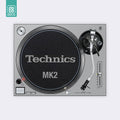 SL 1200 / 1210 MK2 Setup Kaplama, Açık Gri (Takım)