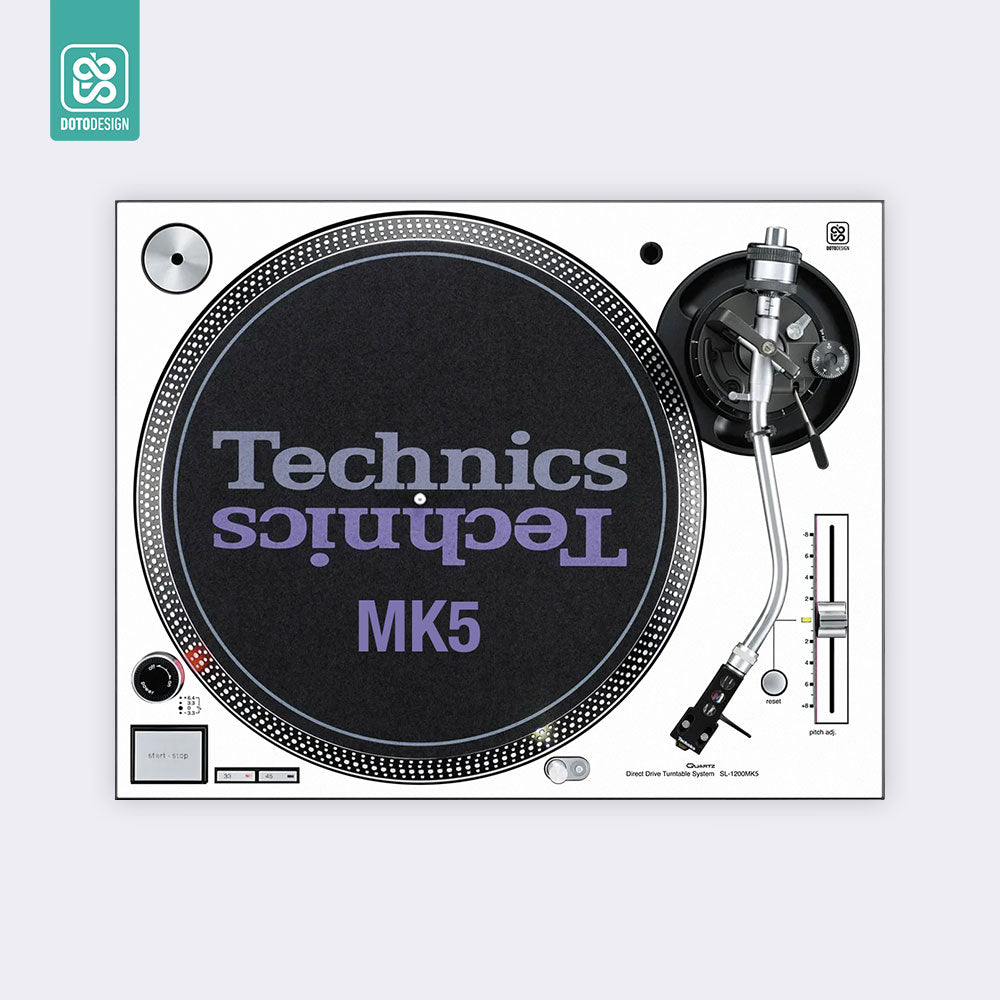 SL 1210 MK5 Setup Kaplama, Beyaz (Takım)