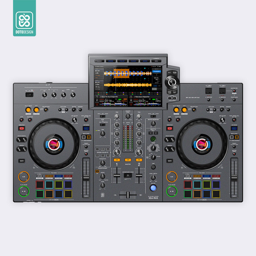 XDJ RX3 Setup Kaplama, Koyu Gri