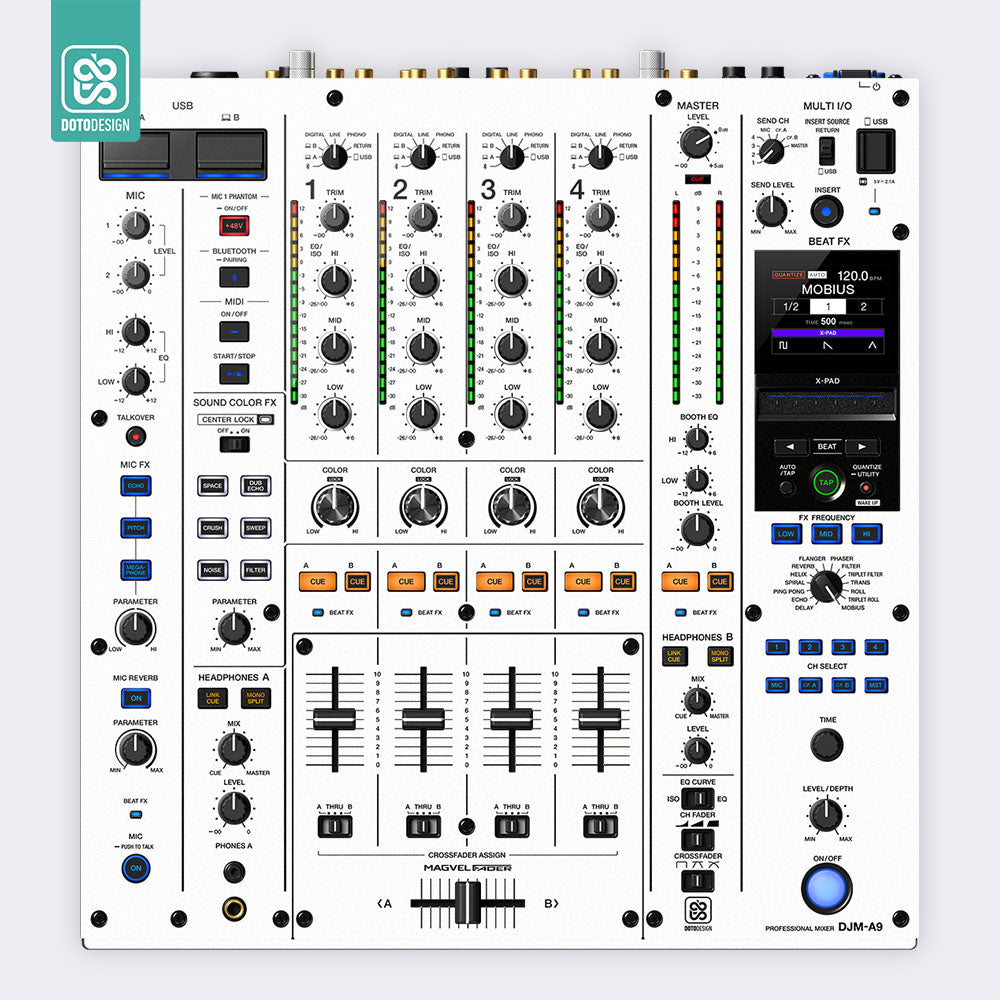 DJM A9 Setup Kaplama, Beyaz