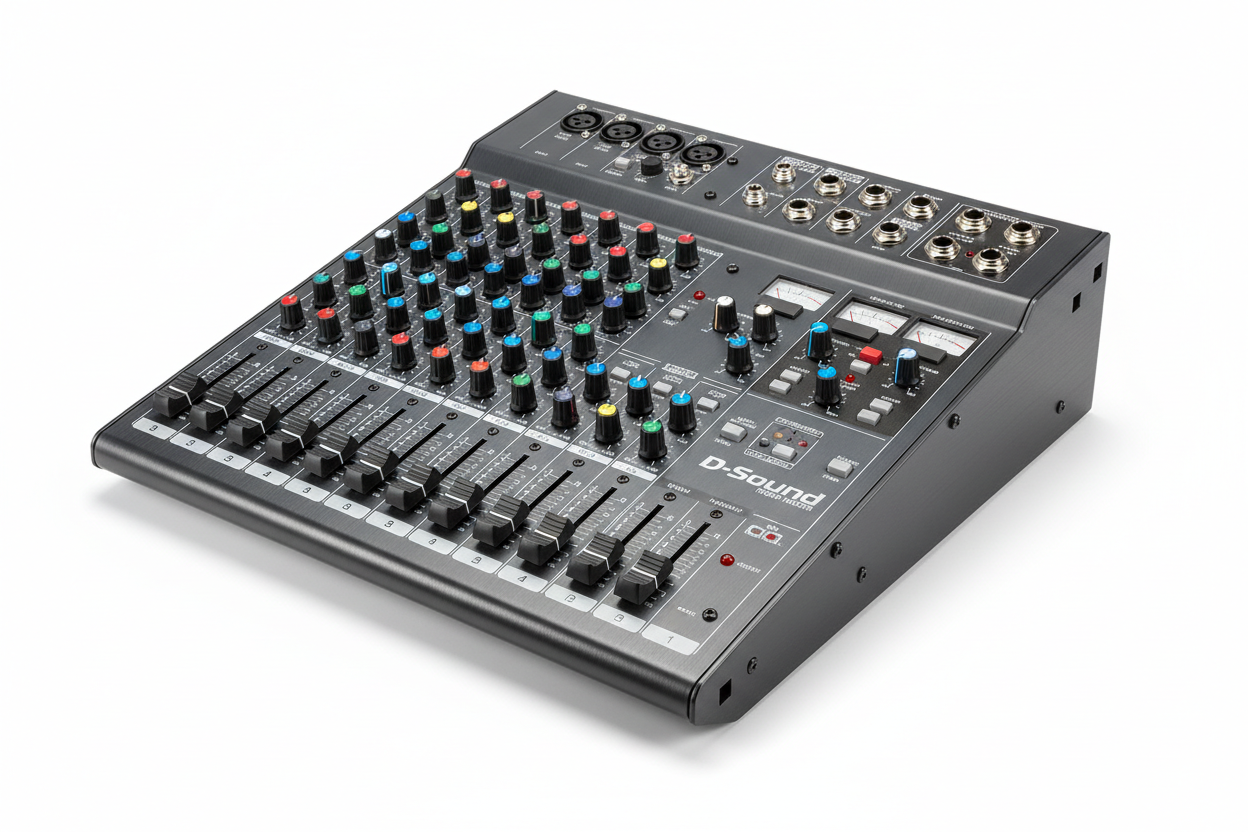 D-Sound DM-800P 8 Kanal Power Mixer