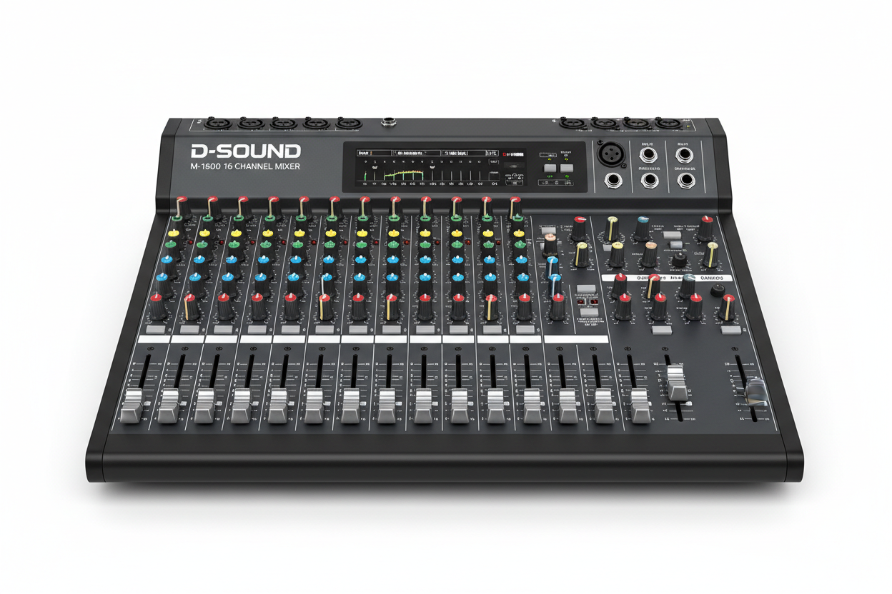D-Sound M-1600 16 Kanal Deck Mixer