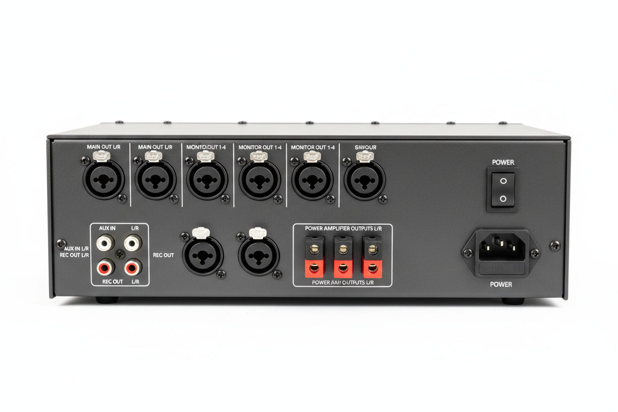 D-Sound M-600P-Pro 6 Kanal Power Mixer