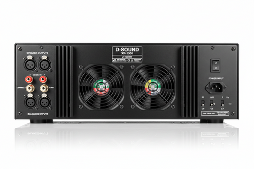 D-Sound XP-1500 Amfi 2 x 1250W / 2500 Watt