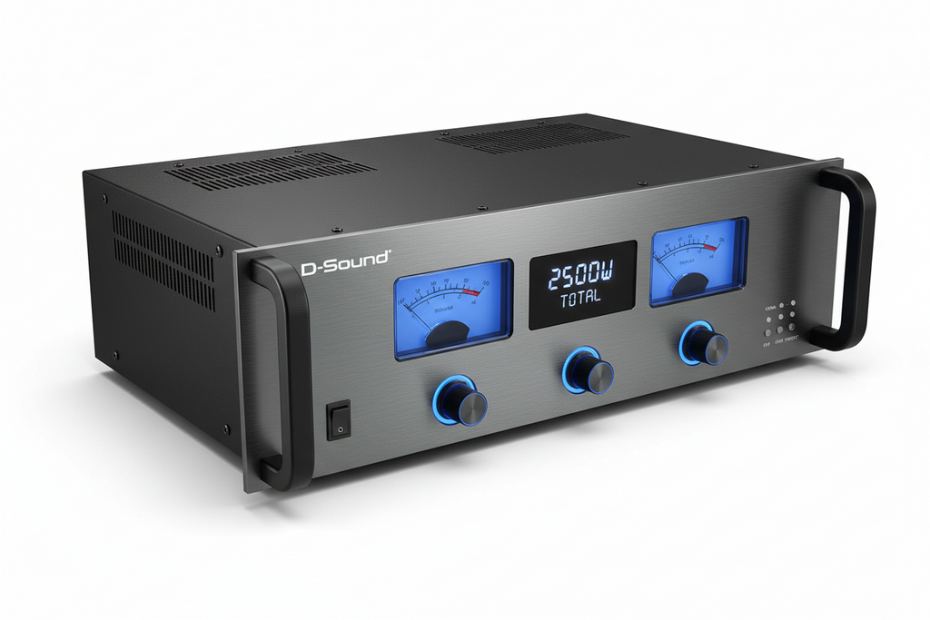D-Sound XP-1500 Amfi 2 x 1250W / 2500 Watt