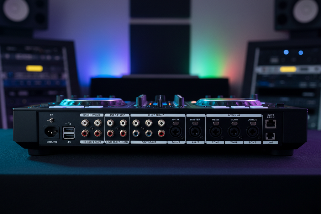 Denon DJ SC Live 4 DJ Setup - Siyah