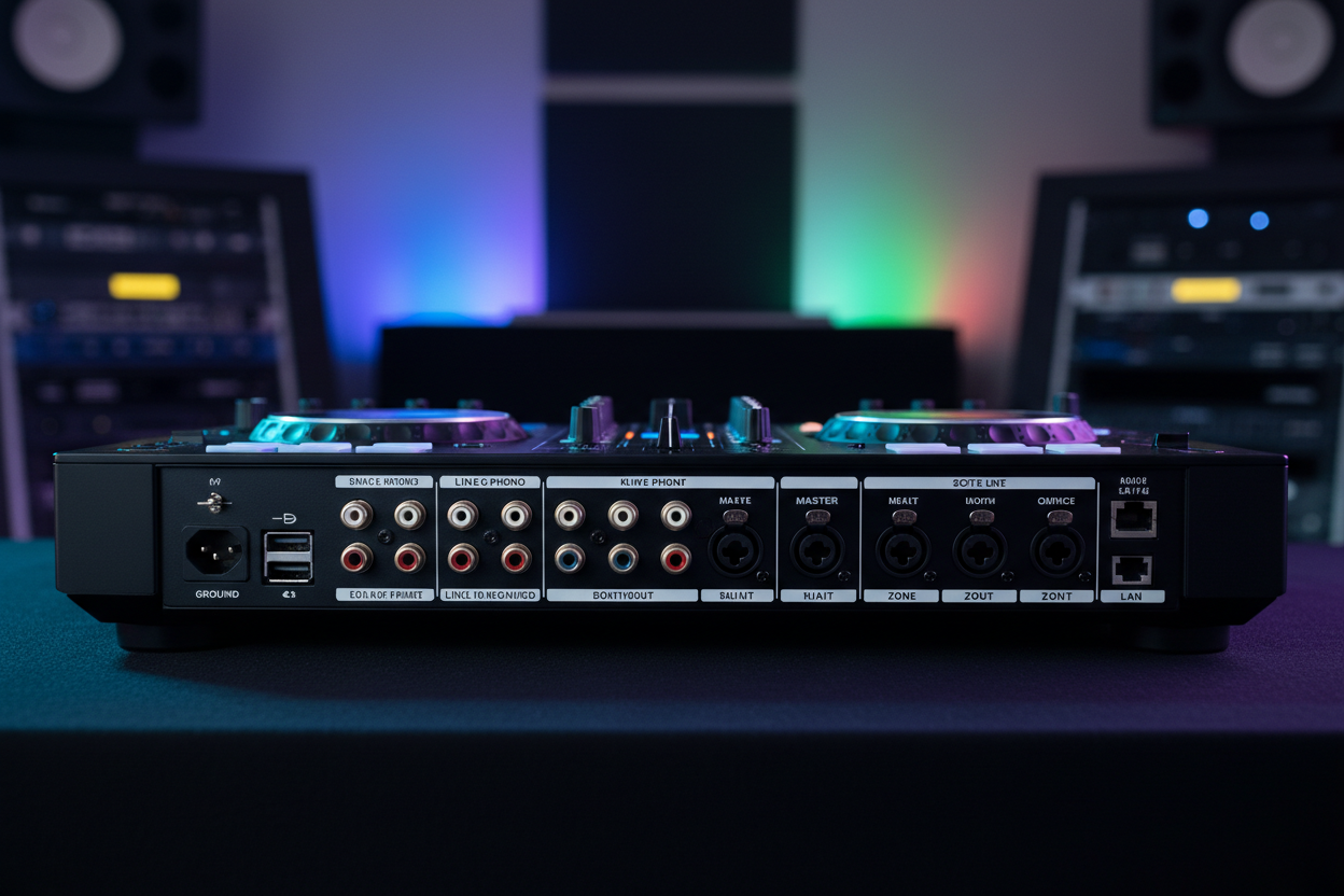 Denon DJ SC Live 4 DJ Setup - Siyah