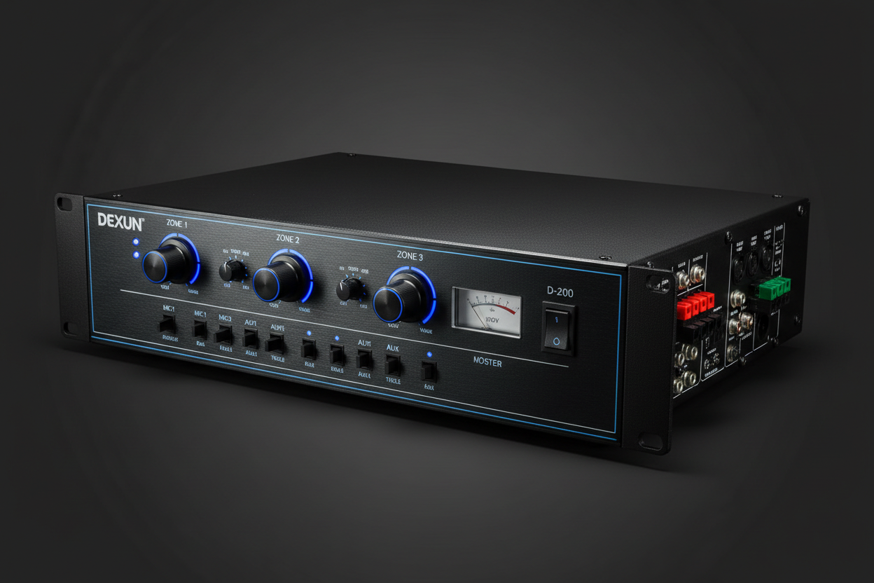Dexun D-200 100V 200 Watt 3 Bölgeli Mikser Anfi