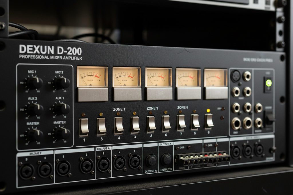 Dexun D-200 100V 200 Watt 3 Bölgeli Mikser Anfi