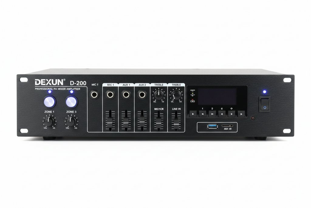 Dexun D-200 100V 200 Watt 3 Bölgeli Mikser Anfi
