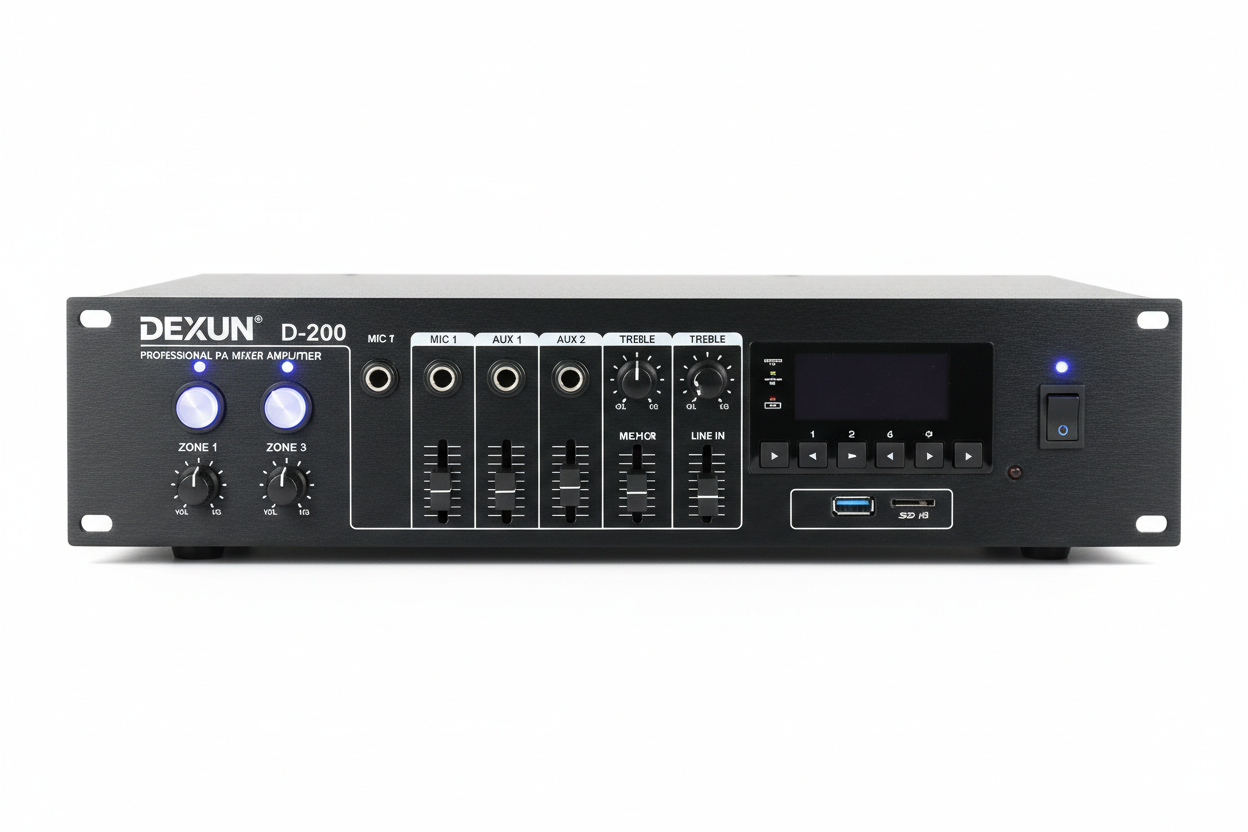 Dexun D-200 100V 200 Watt 3 Bölgeli Mikser Anfi