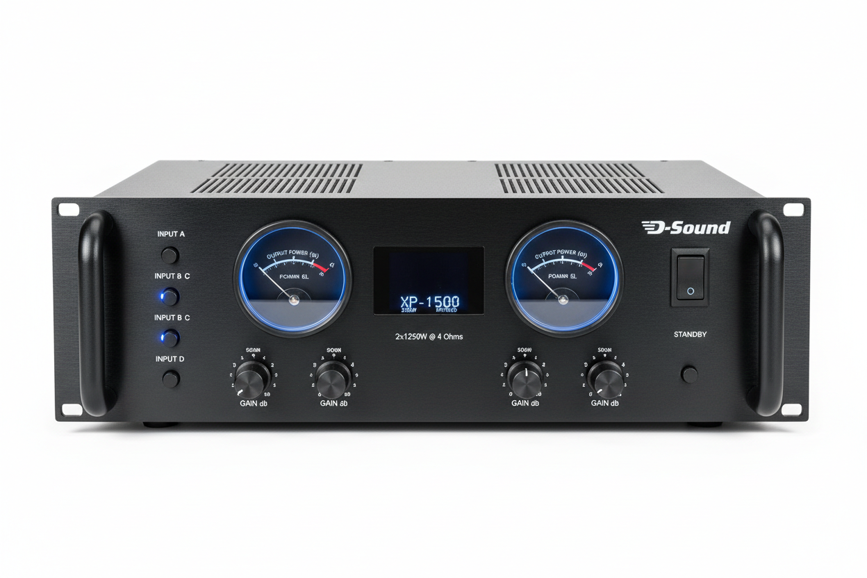 D-Sound XP-1500 Ön Panel