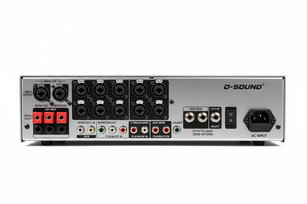 D-Sound DM-800P Arka Panel