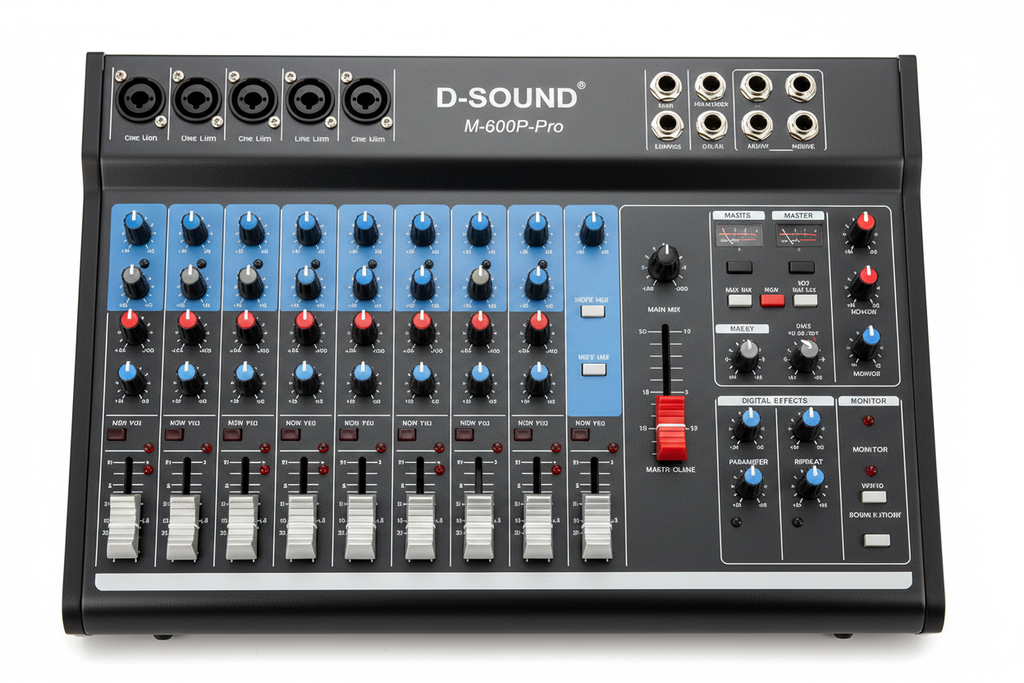 D-Sound M-600P-Pro Ön Panel