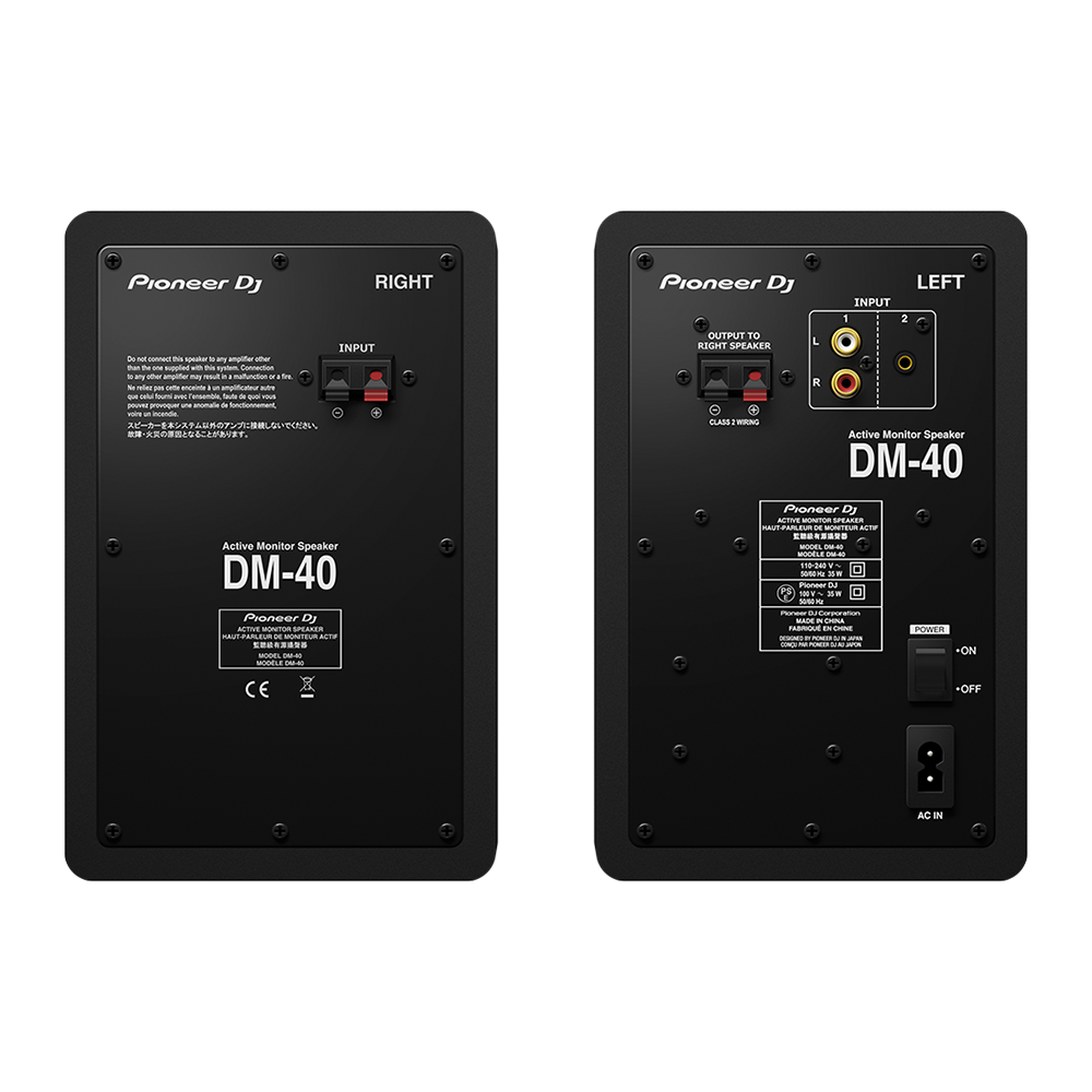 Pioneer DM 40D Stüdyo Monitör Hoparlörü - Siyah (Takım) - 3